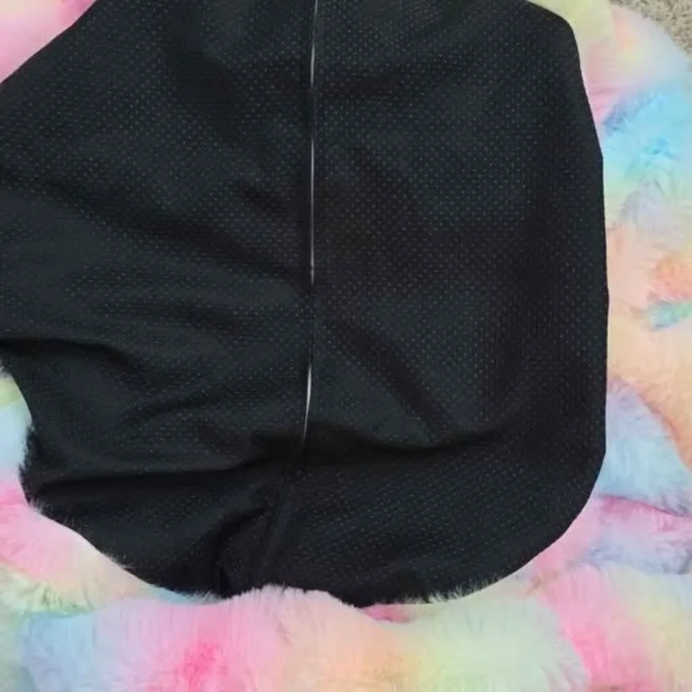 Rainbow Faux Fur Bean Bag Chair Cover